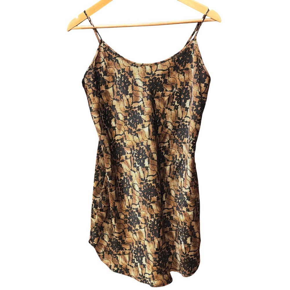 Vintage Secret Treasures Chemise Slip Dress Grunge Whimsigoth Gothic Romance